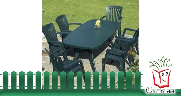 میز پلاستیکی 6 نفره